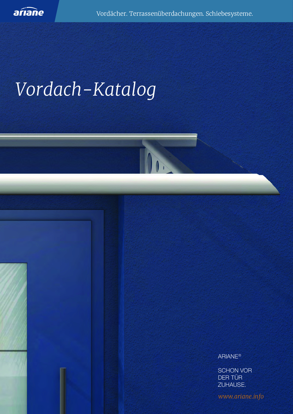 Katalog Ariane Vordächer Vorschaubild von Dokument: Katalog Ariane Vordächer