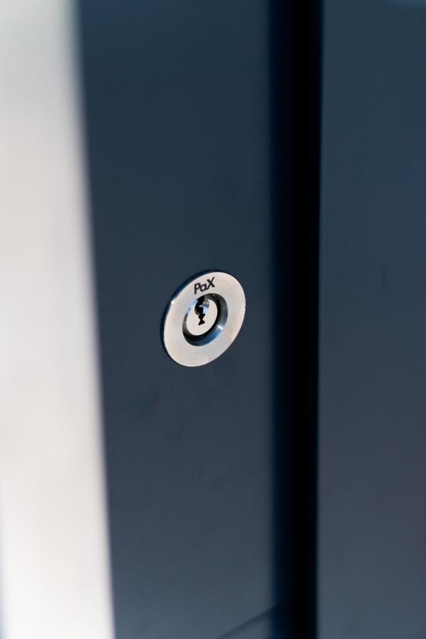 Aluminium-Haustür Schloss